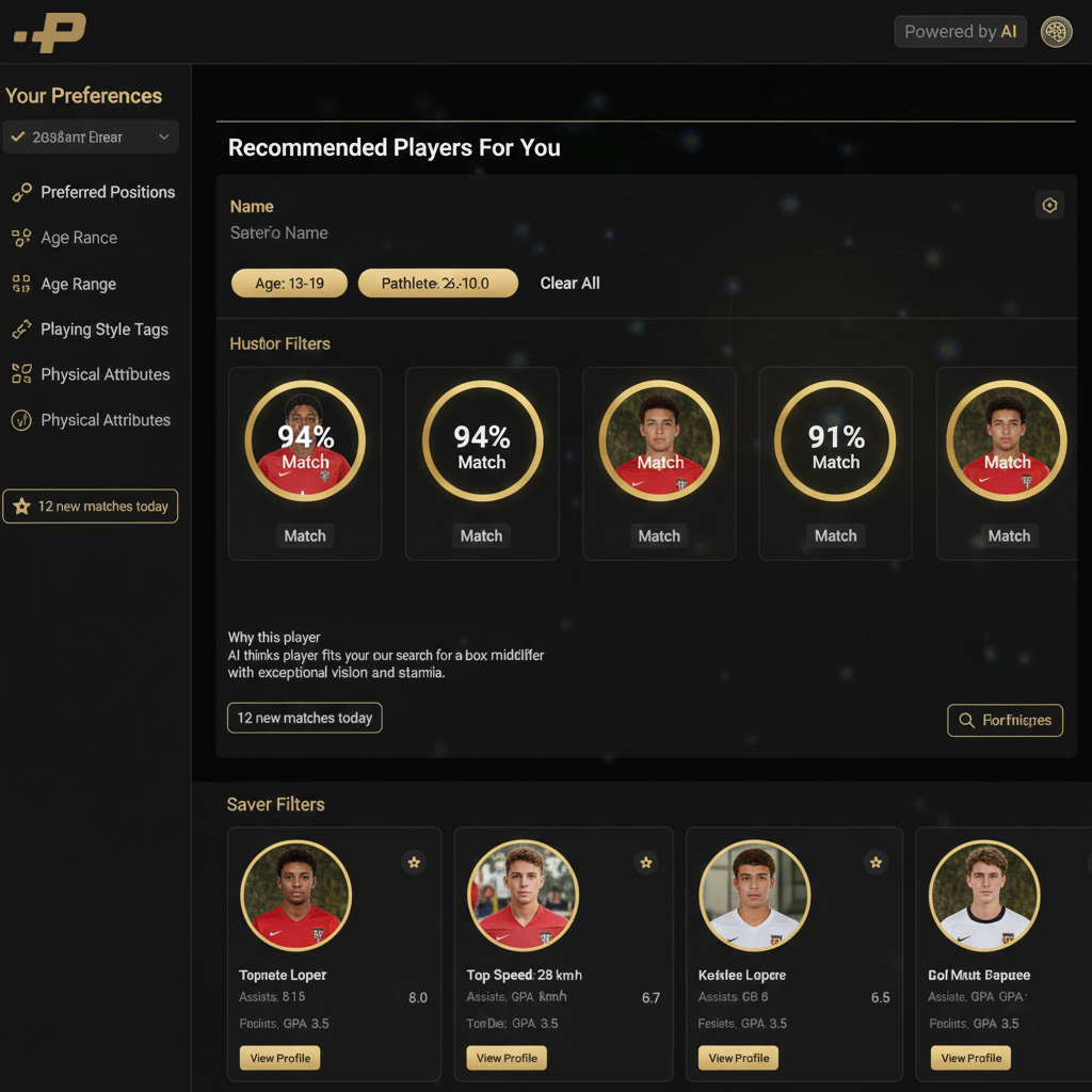 Pathlete AI-Powered Matching Dashboard
